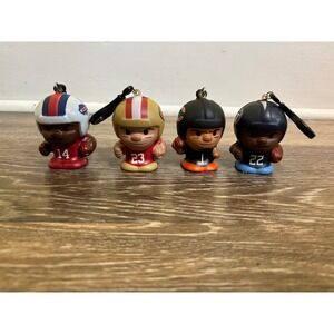Teenymates Lot‎ 4 NFL Football Team Player Keychains - Bills,49ers ,Bears